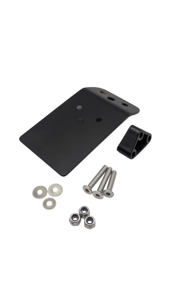 DUALTRON AMINIA | BRACKET AND LICENSE PLATE WITH SCREWS