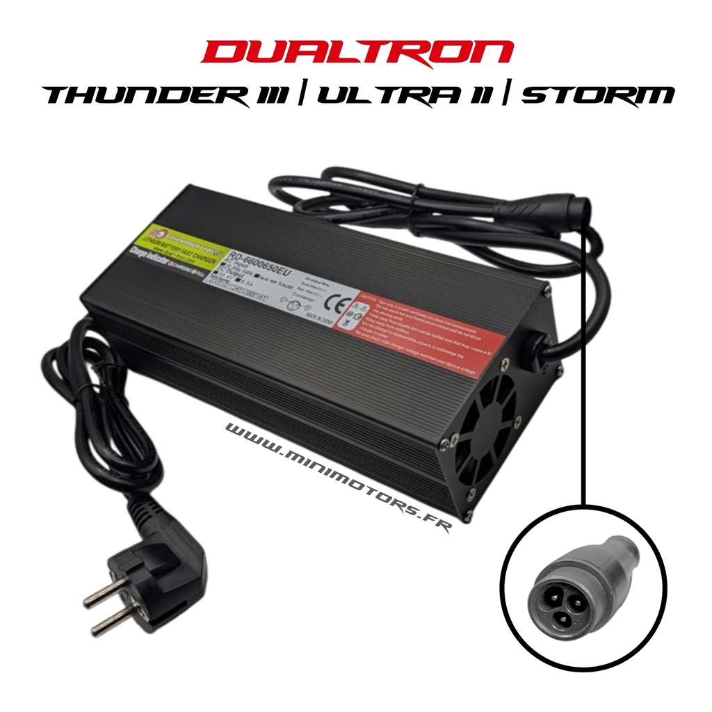 DUALTRON | CHARGEUR RAPIDE 83V (POUR BATTERIE 72V) (V2)