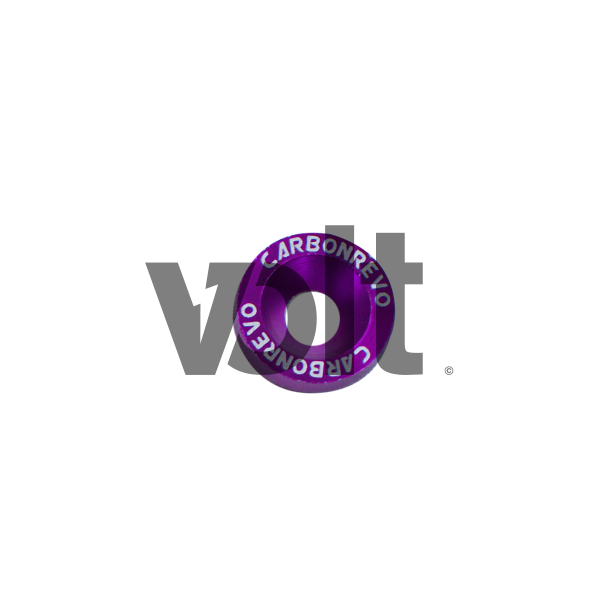 CARBON REVO PURPLE ALUMINUM WASHERS (10 PER SET) - UNIVERSAL