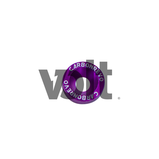 [CRV00012] CARBON REVO PURPLE ALUMINUM WASHERS (10 PER SET) - UNIVERSAL