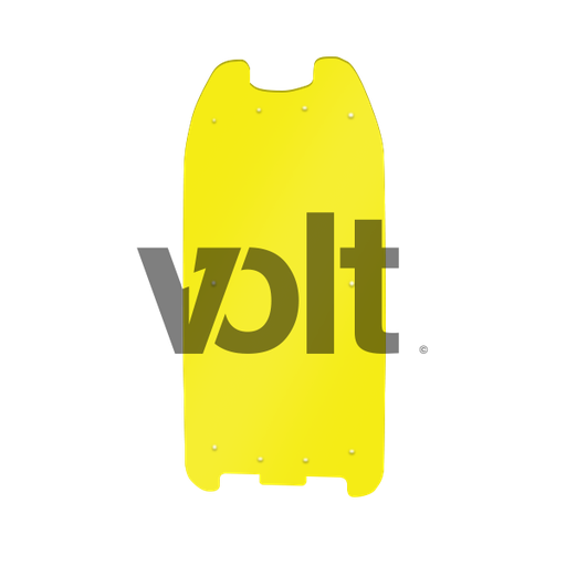 [CRV00048] CARBON REVO DOUBLURE DE DECK 3MM JAUNE - DUALTRON 1/RAPTOR