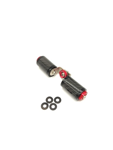 [CRV00180] CARBON REVO REAR LIGHT BRACKET (PAIR) - NINEBOT