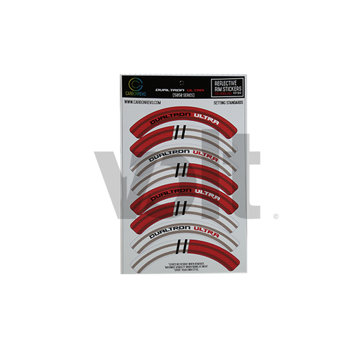 [CRV00182] CARBON REVO STICKER JANTES ROUGE ET BLANC - DUALTRON ULTRA/THUNDER