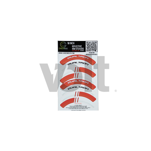 [CRV00186] CARBON REVO STICKER RIMS RED AND WHITE - DUALTRON 1/2/3